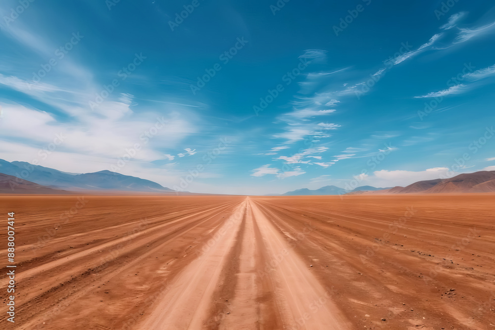 Solar farm in a desert landscape, showcasing large-scale renewable energy production Solar farm in a desert landscape, showcasing large-scale renewable energy production