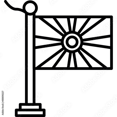 Republic Of Macedonia Icon