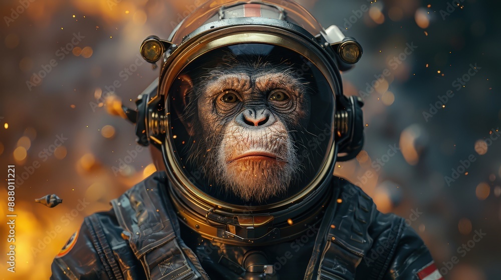the monkey in the space the monkey in the space