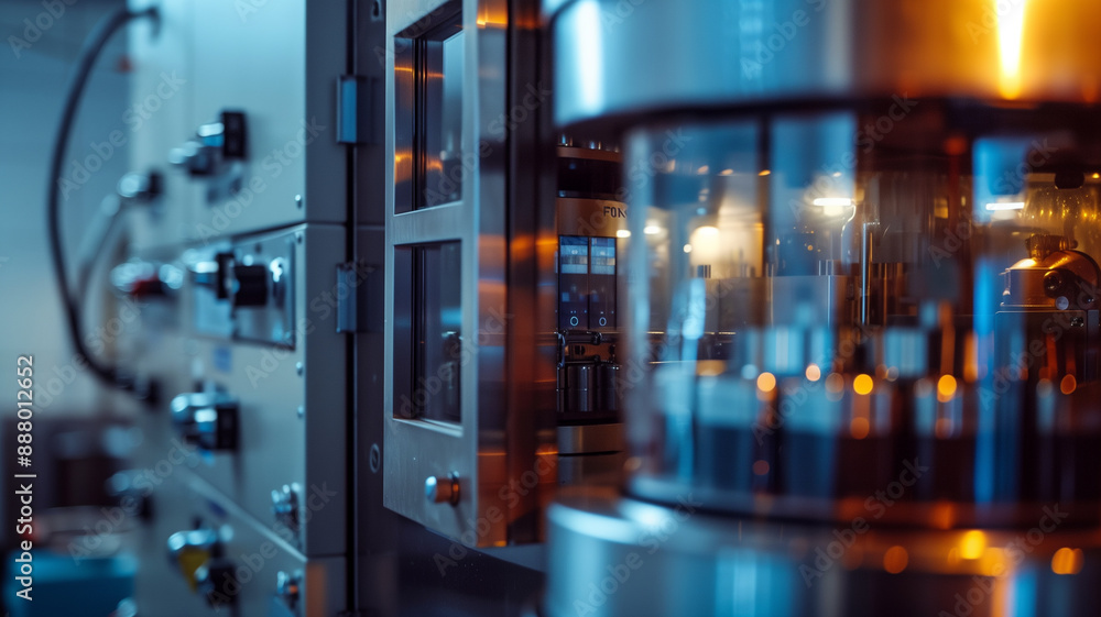 Innovative solid-state batteries being developed in a high-tech research lab Innovative solid-state batteries being developed in a high-tech research lab
