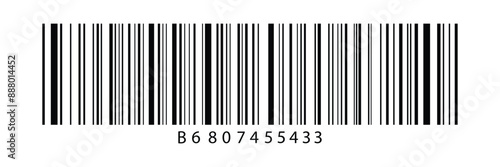 Realistic barcode. Barcode icon. Vector illustration EPS10	