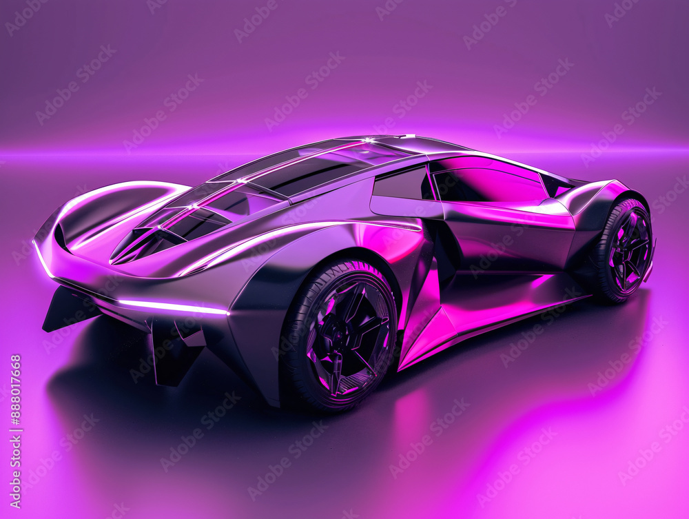 a black and purple sports car a black and purple sports car