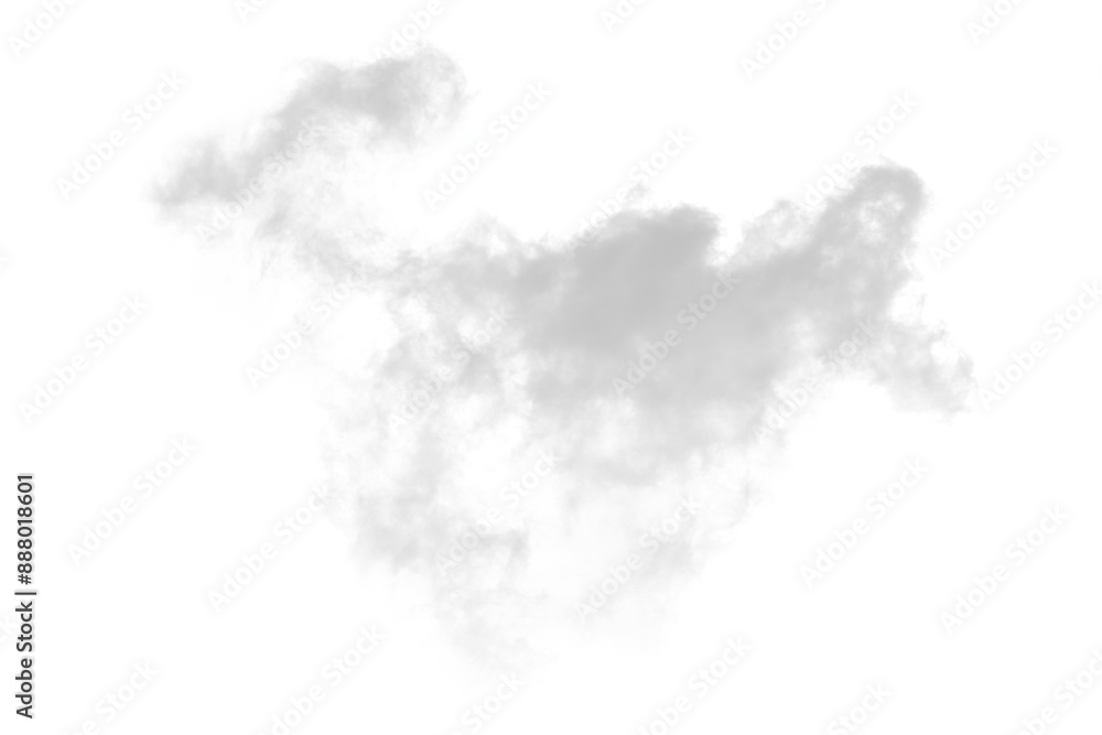 White clouds isolated on transparent background White clouds isolated on transparent background
