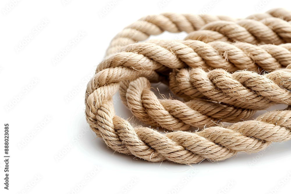 A close up of a rope on a white surface A close up of a rope on a white surface