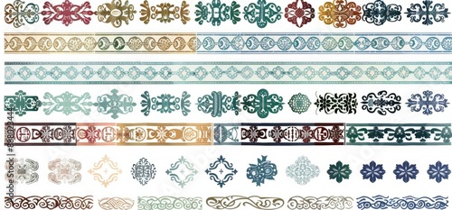 Colorful Vertical Decorative Patterns