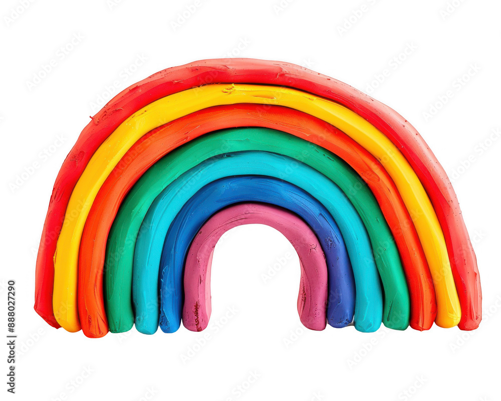 Obraz premium Clay Rainbow