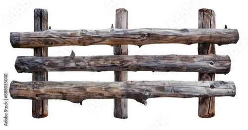 Rustic Wooden Fence