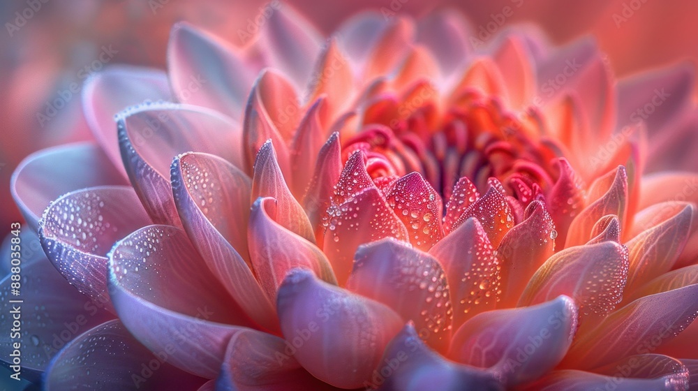 A mesmerizing macro photograph of a lotus flower, emphasizing its serene beauty and unique structure in exquisite detail. A mesmerizing macro photograph of a lotus flower, emphasizing its serene beauty and unique structure in exquisite detail.
