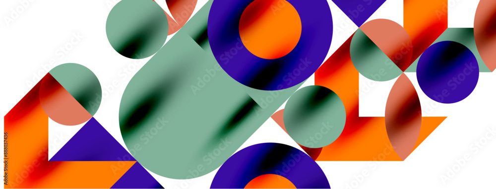 Circle pattern, round elements with lines and arrows composition for wallpaper, banner, background or landing Circle pattern, round elements with lines and arrows composition for wallpaper, banner, background or landing
