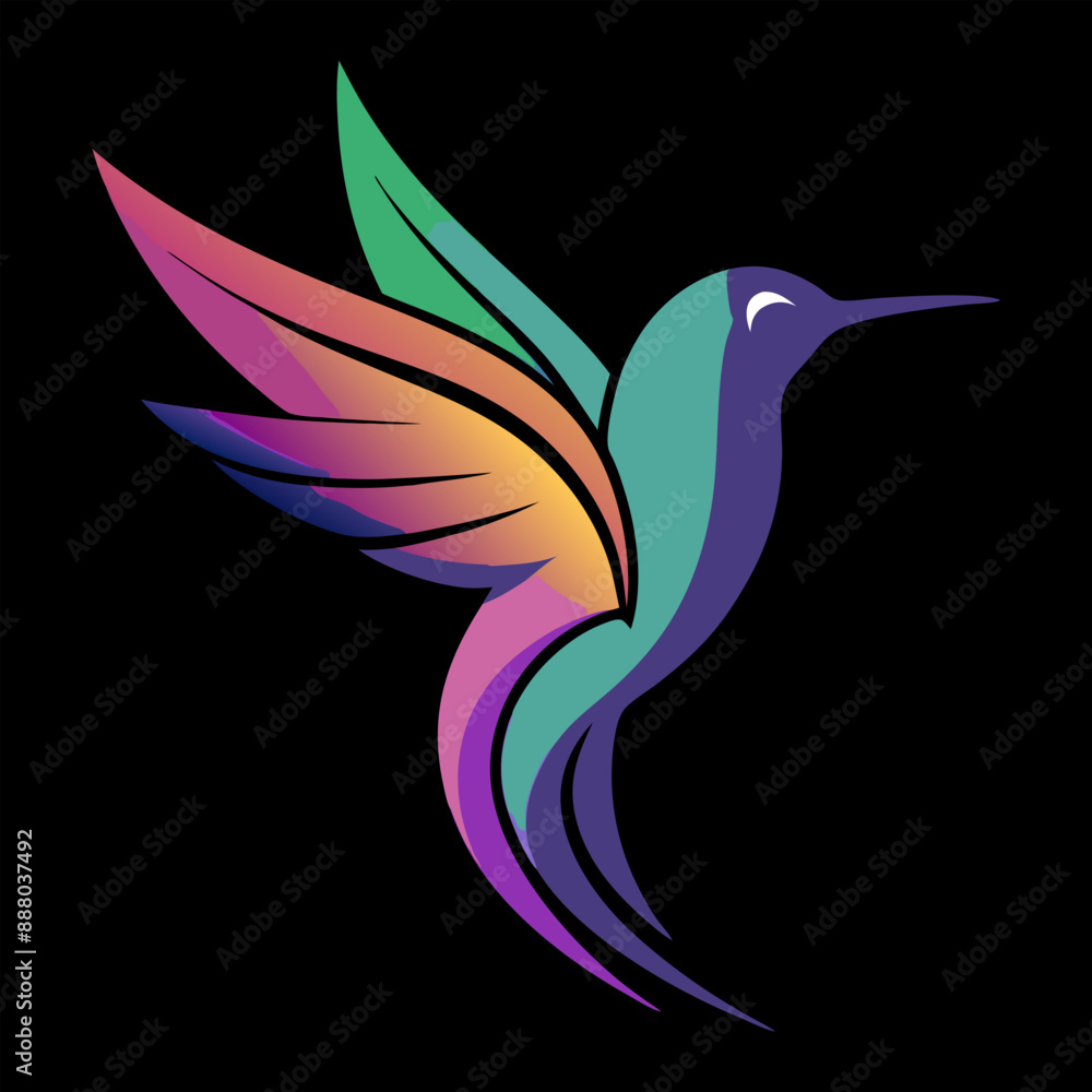 Obraz premium Bird logo. Bird brand logo. Start up company logo. Display company logo. Business logo design. 