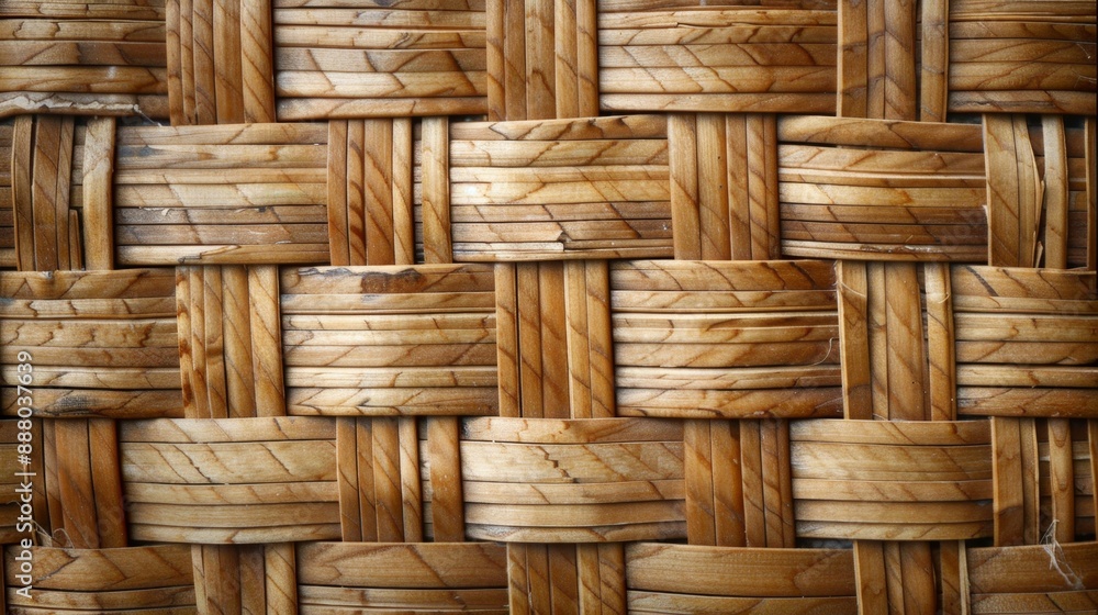 Woven Bamboo Pattern. Woven Bamboo Pattern.