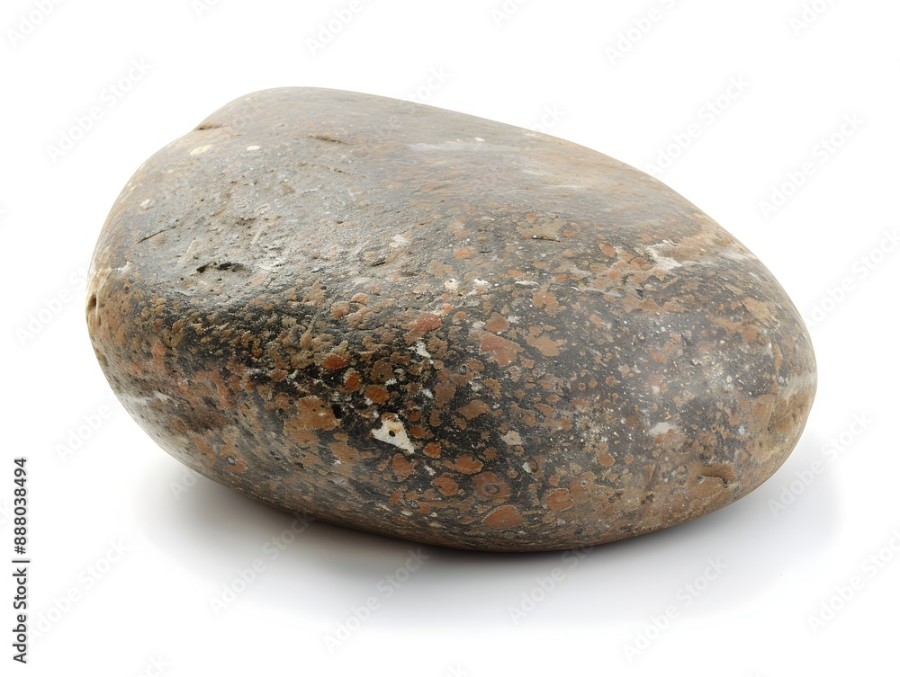 Tranquil Nirvana Stone on White Background - Natural Mineral Geology Texture Tranquil Nirvana Stone on White Background - Natural Mineral Geology Texture
