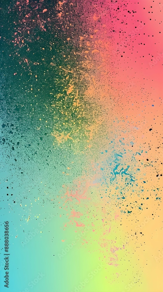 Grainy noisy background, abstract color gradient shape, vibrant glowing rainbow yellow green pink blue black noise texture banner design Grainy noisy background, abstract color gradient shape, vibrant glowing rainbow yellow green pink blue black noise texture banner design