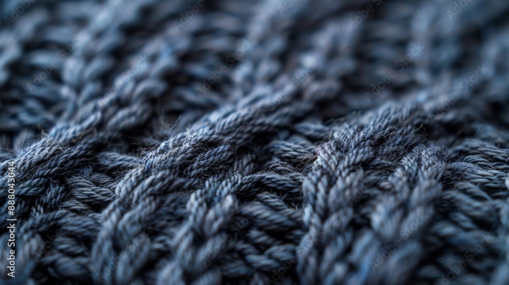 Close-up of Knitted Fabric Texture. Close-up of Knitted Fabric Texture.