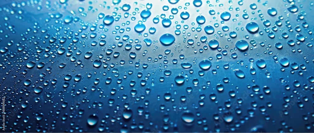 Close-Up of Water Droplets on Surface Close-Up of Water Droplets on Surface