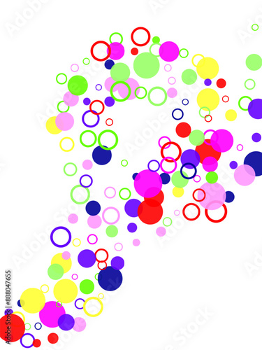 abstract colorful bubbles
