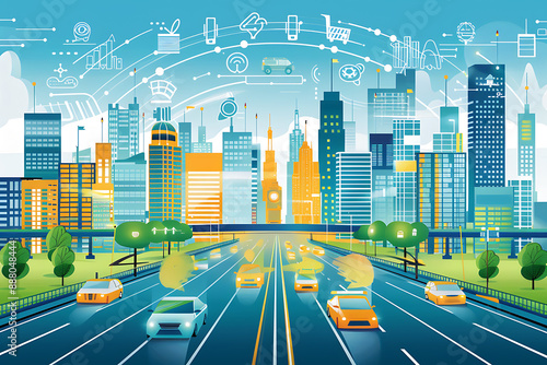  Implementing IoT to improve urban infrastructure and services, enhancing efficiency and connectivity in smart cities.