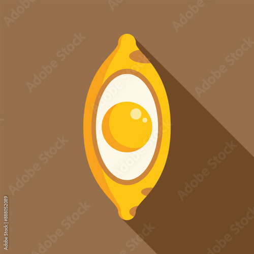 Adjarian khachapuri is a traditional georgian dish consisting of a leavened bread dough base shaped in an open boat, filled with melted cheese, butter and topped with a raw egg yolk