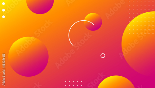 Abstract pink gradient background. Dynamic shapes composition. Creative illustration for poster, web, landing, cover, greeting, EPS 10
