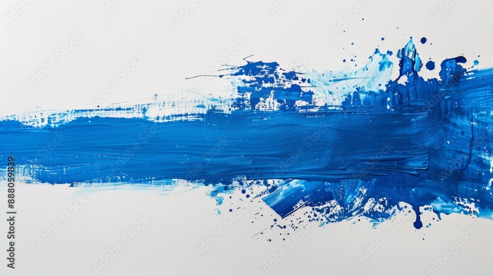 Blue Paint Stroke Abstract Background. Blue Paint Stroke Abstract Background.
