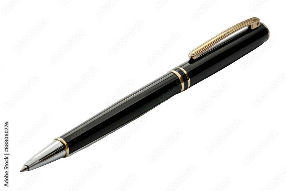 Black Ballpoint Pen with Clip Black Ballpoint Pen with Clip