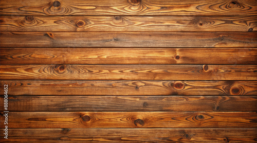 Obraz na płótnie Texture of dark brown wooden planks top view