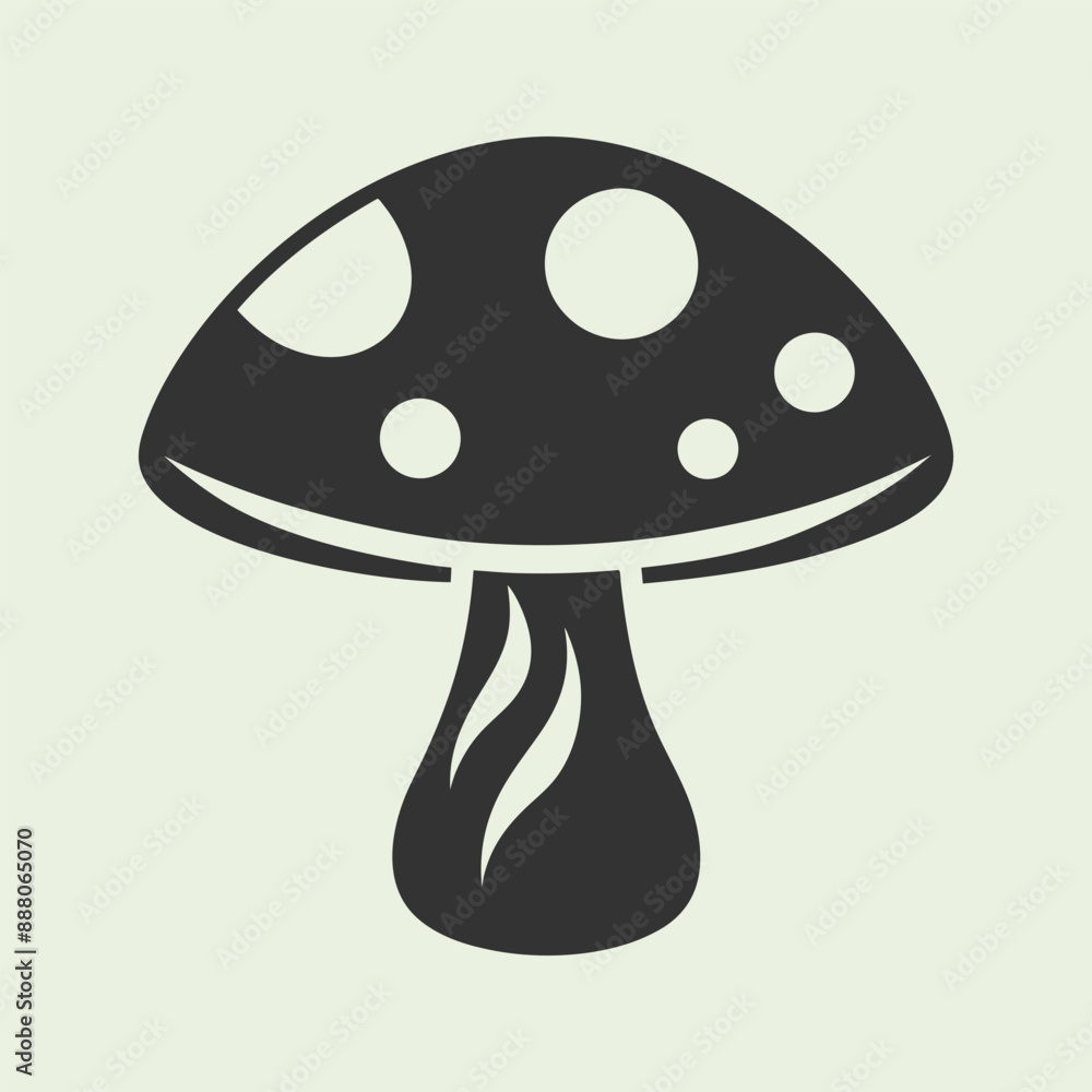 mushroom outline set silhouette illustration mushroom outline set silhouette illustration