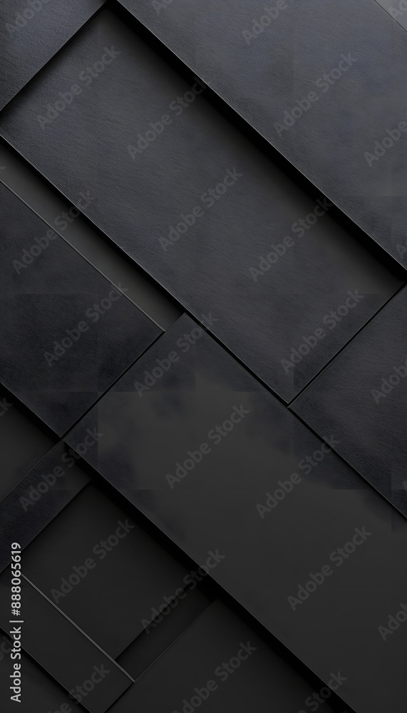 Obraz premium Black Geometric Wallpaper