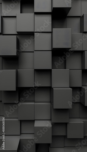 Geometric Black Background