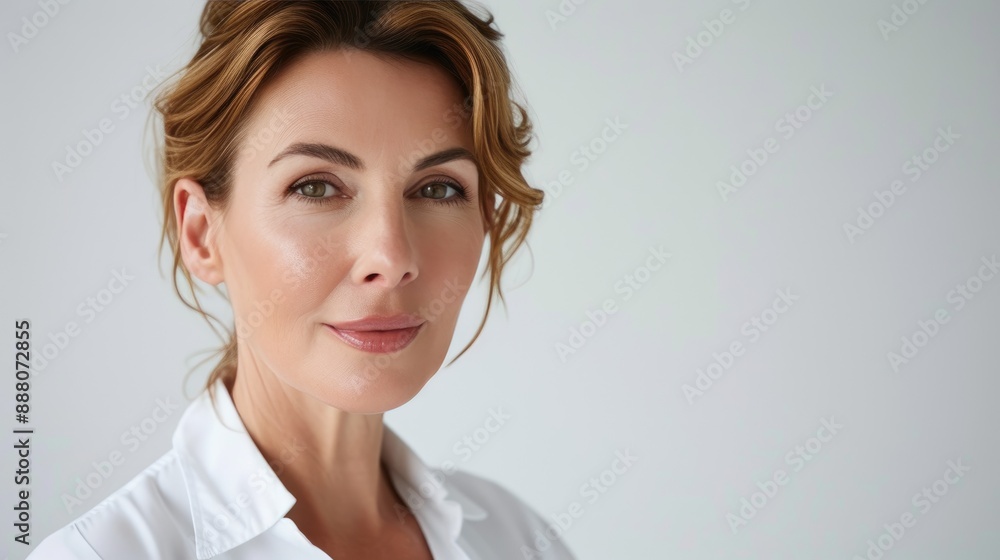 Businesswoman Wellness in Skin Care Regimen Businesswoman Wellness in Skin Care Regimen