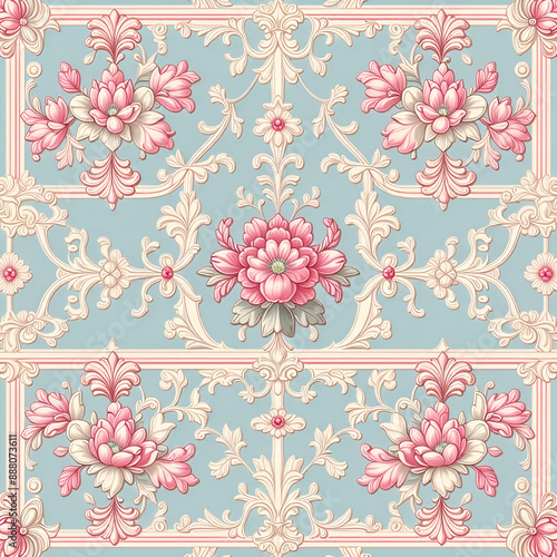 seamless pattern with flowers
