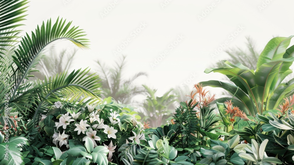 Transparent botanical illustrations, for illustration, digital composition, and architecture visualization in 3D Transparent botanical illustrations, for illustration, digital composition, and architecture visualization in 3D