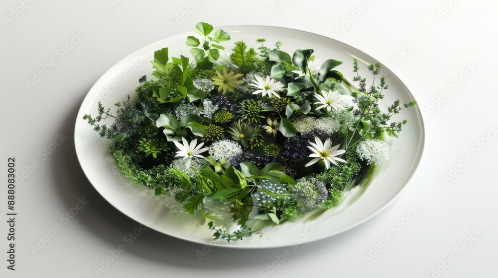 Creating a symphony of culinary visuals with gourmet plates Creating a symphony of culinary visuals with gourmet plates