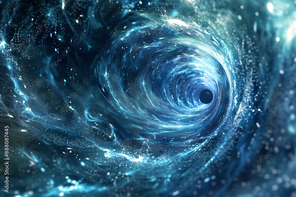 Abstract Black Hole Illustration Abstract Black Hole Illustration