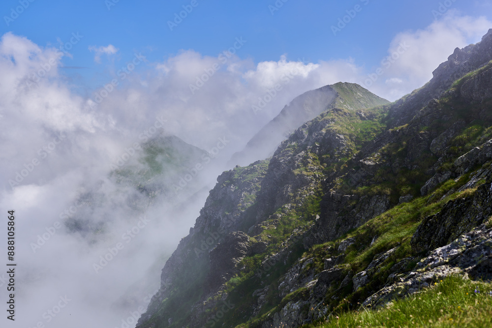 Fototapeta premium High mountains landscape in the summer