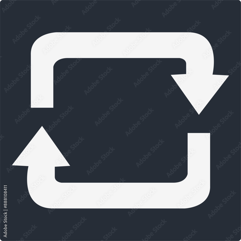 Recycle Icon Vector Illustration Simple Recycle Icon Vector Illustration Simple