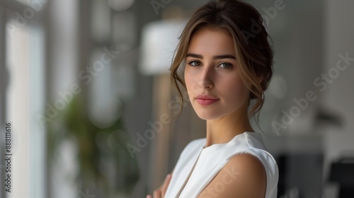 Beautiful 30 year old woman in the office with elegant dress Free Download Beautiful 30 year old woman in the office with elegant dress - GFXLoad