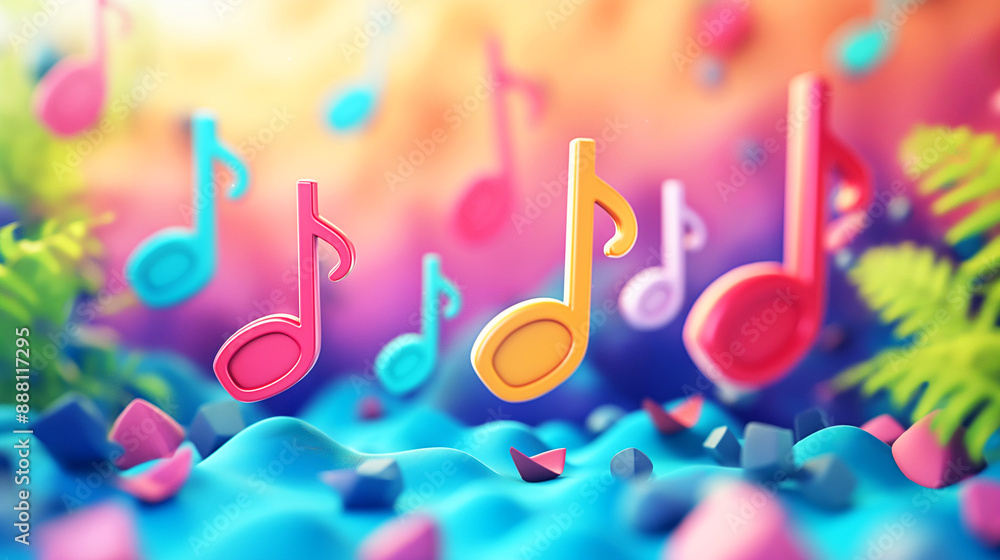 Happy colorful note Happy colorful note