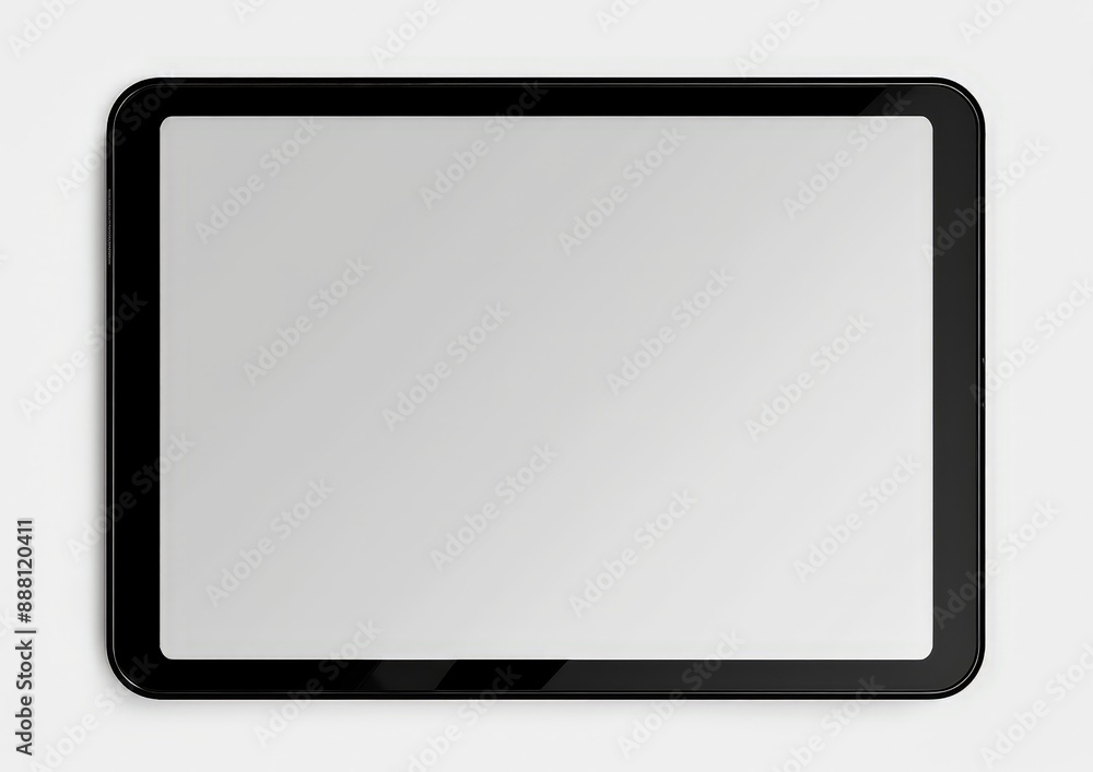A High-Resolution Tablet Mockup with a Transparent Screen A High-Resolution Tablet Mockup with a Transparent Screen