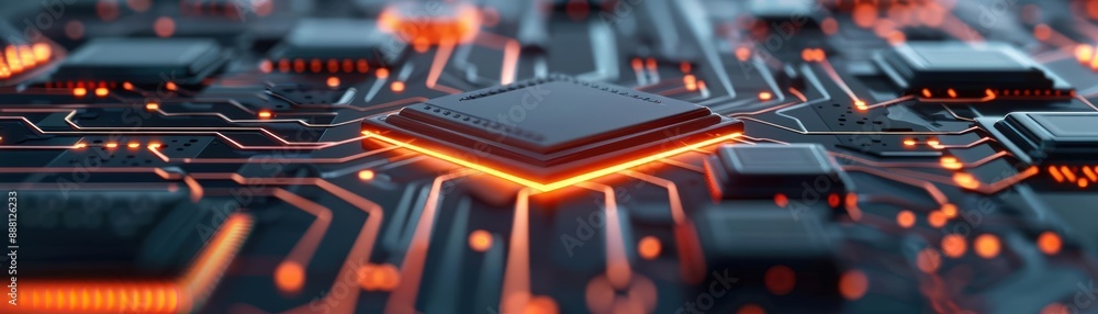 Obraz premium Swarm intelligence micro-grid energy management