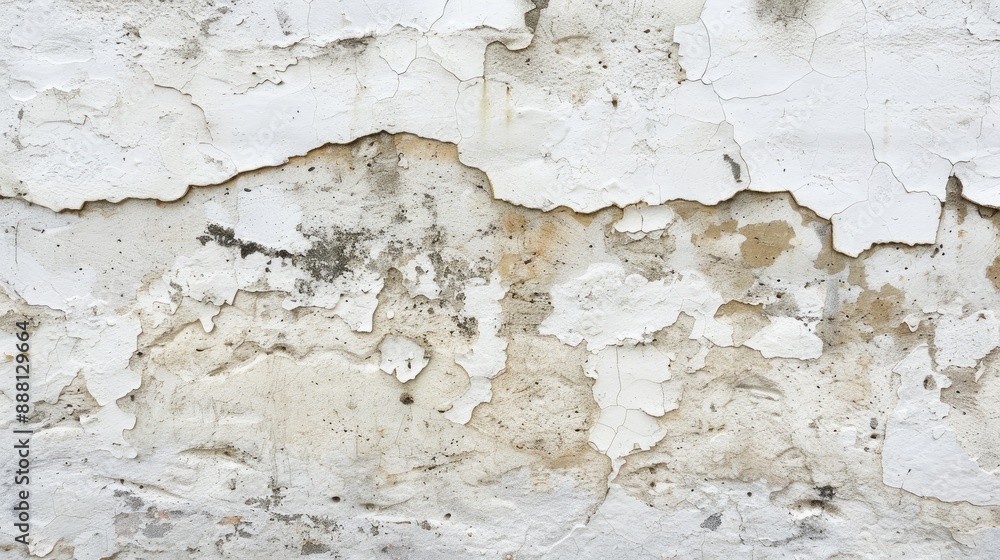 Fototapeta premium Texture background of white concrete wall