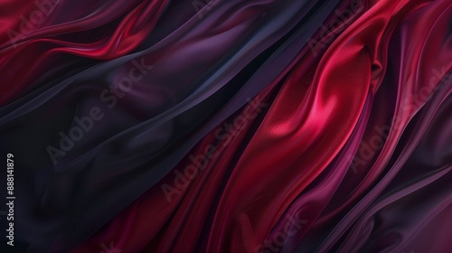 Wallpaper Mural Elegant burgundy and navy abstract background with smooth curves and glowing accents Torontodigital.ca