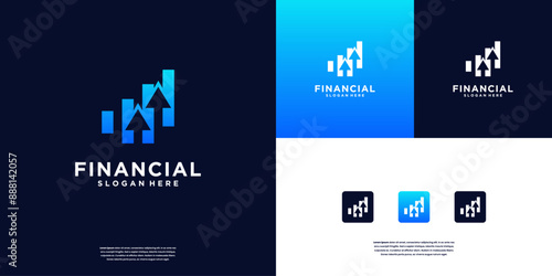 Accounting and financial logo design inspiration