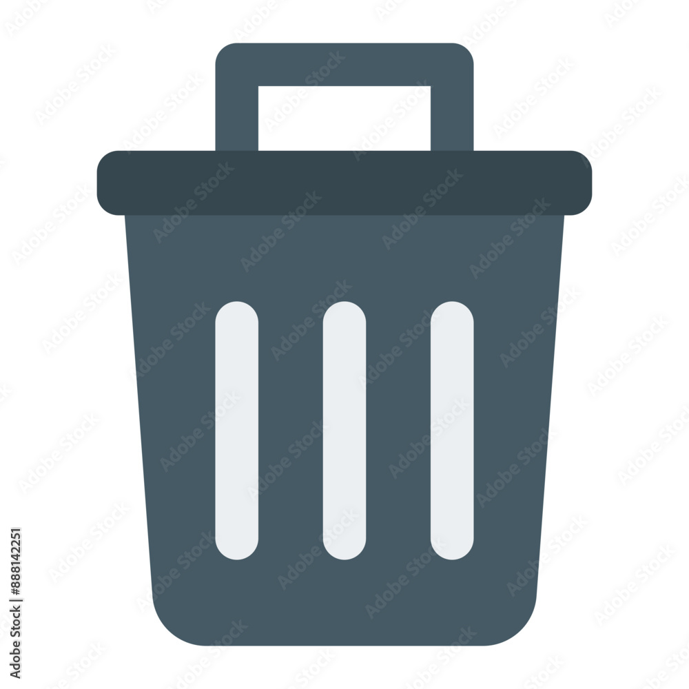 Trash Bin flat icon Trash Bin flat icon