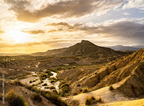 Desert in Andalusia, Almeria, Spain