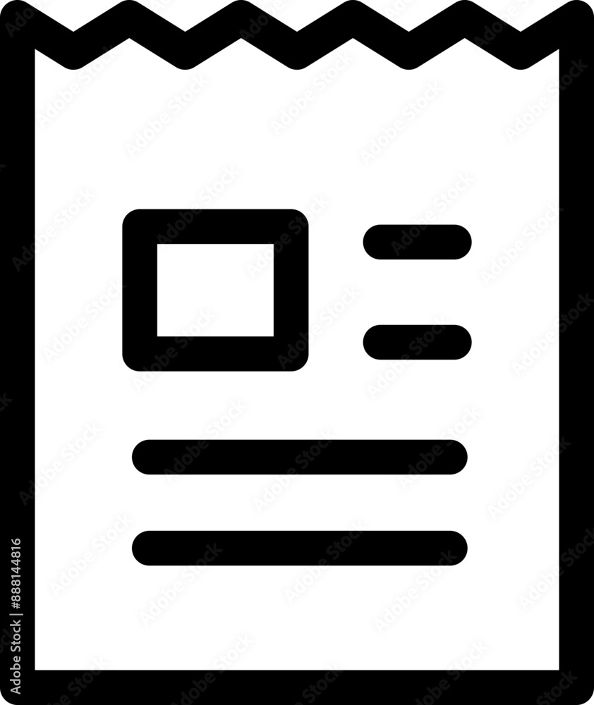 newspaper and receipt document icon
newspaper and receipt document icon