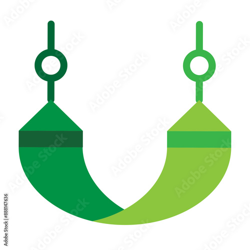 Hammock Vector Flat Icon Design