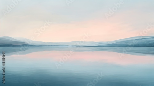 Tranquil Lake at Dawn