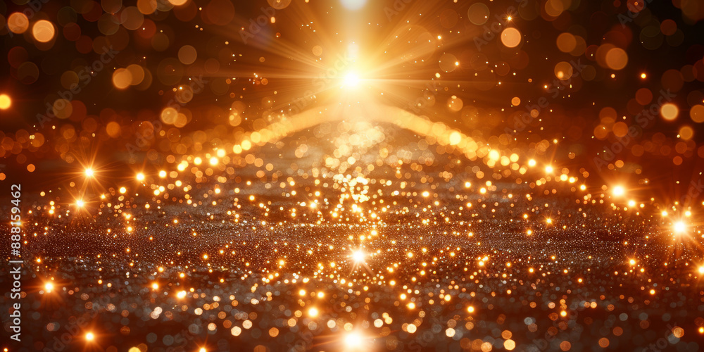 Abstract glowing particle lines and bokeh on a dark backdrop, conveying a futuristic technology concept Abstract glowing particle lines and bokeh on a dark backdrop, conveying a futuristic technology concept