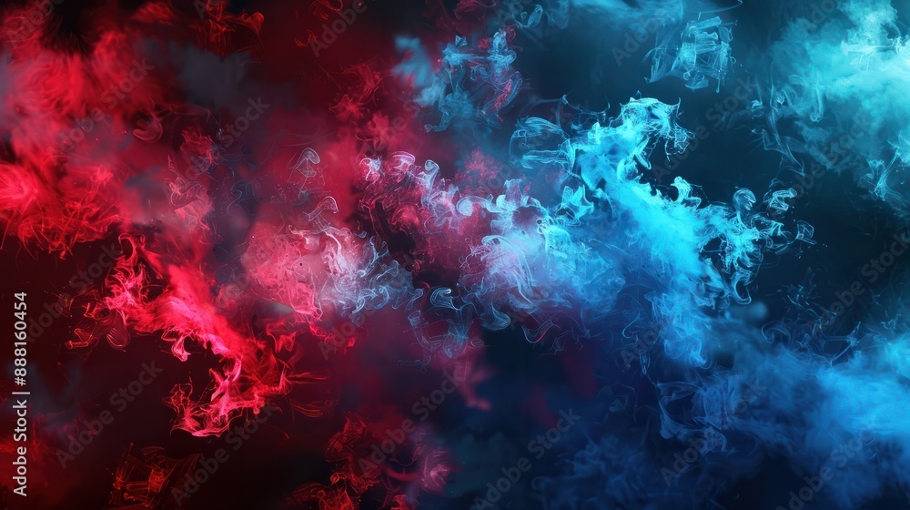 american flag colors from smoke explosion. american flag colors from smoke explosion of cloudy firework at USA independence day. usa flag color concept, Ai generated american flag colors from smoke explosion. american flag colors from smoke explosion of cloudy firework at USA independence day. usa flag color concept, Ai generated